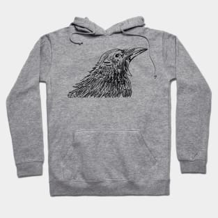 Sketchy Shouting Bird Hoodie